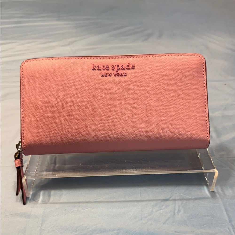 Kate Spade Blush Pink Zip-Around Wallet